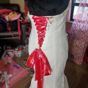 Ombre Mermaid Wedding Dress